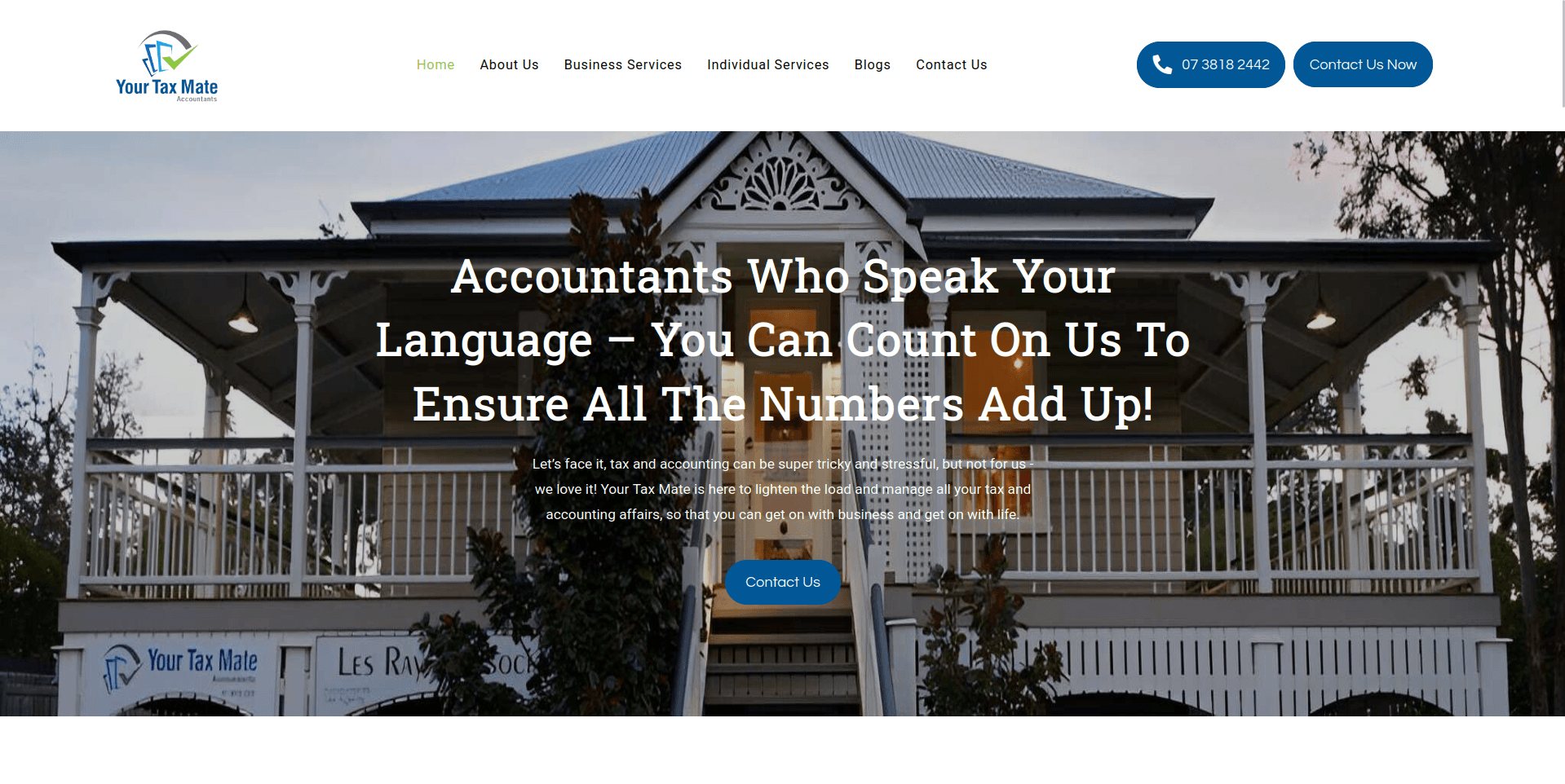 Your Tax Mate — Accounting & Taxation Website